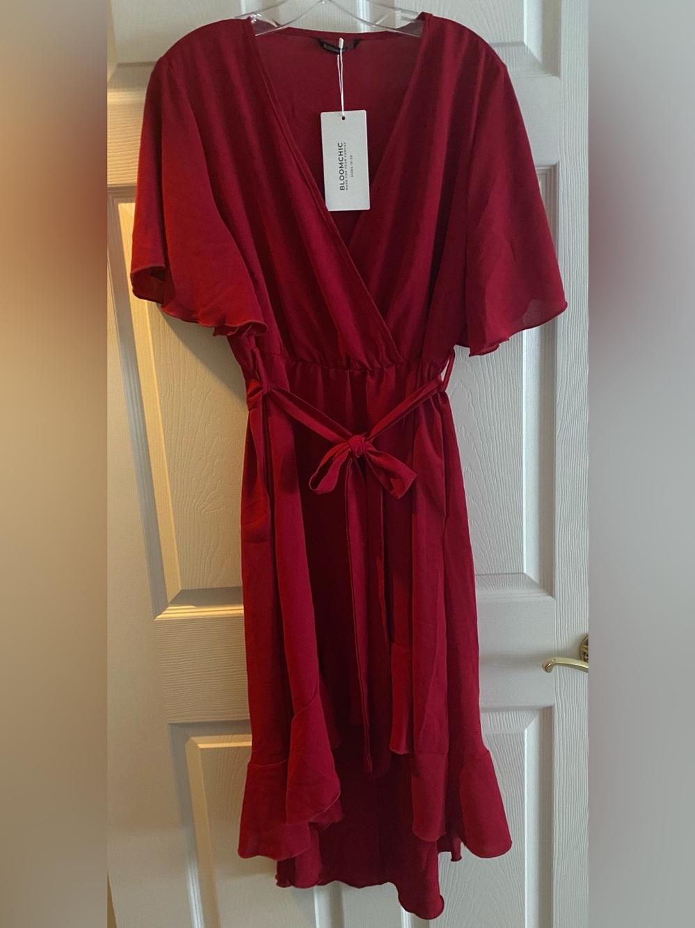 BloomChic Deep Red NWT Dress. Size 14.